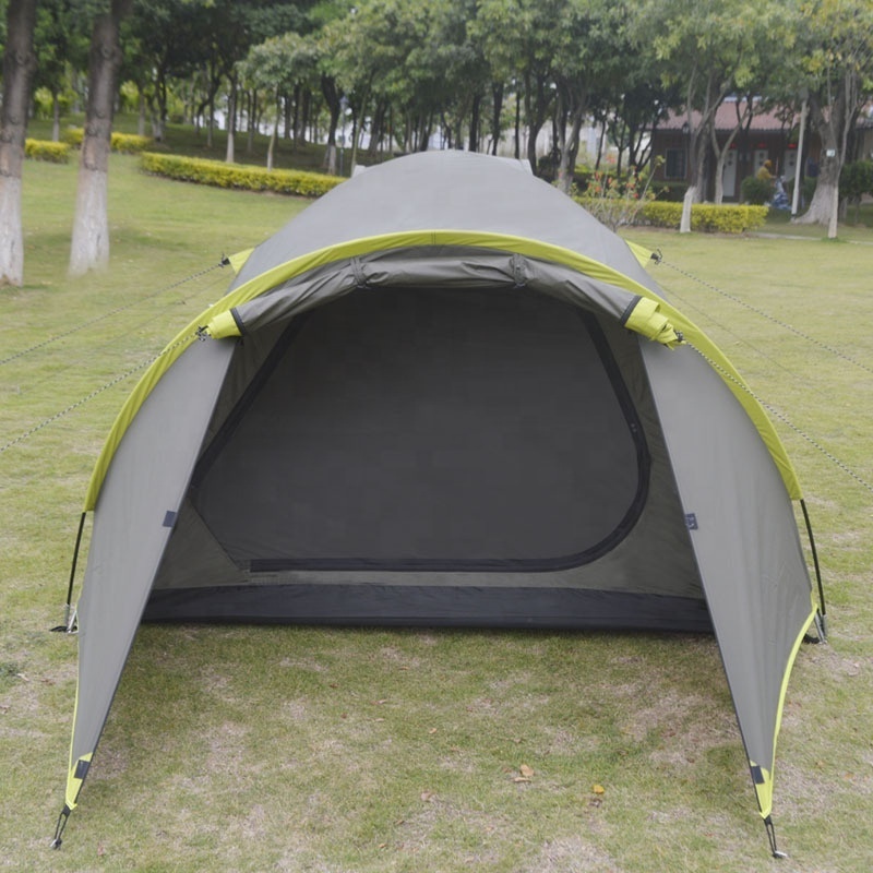 Tiroflx 190T Polyester Taffeta Double Layers Fiber Glass Pole Tent Outdoor Camping Tents 2 Person Waterproof