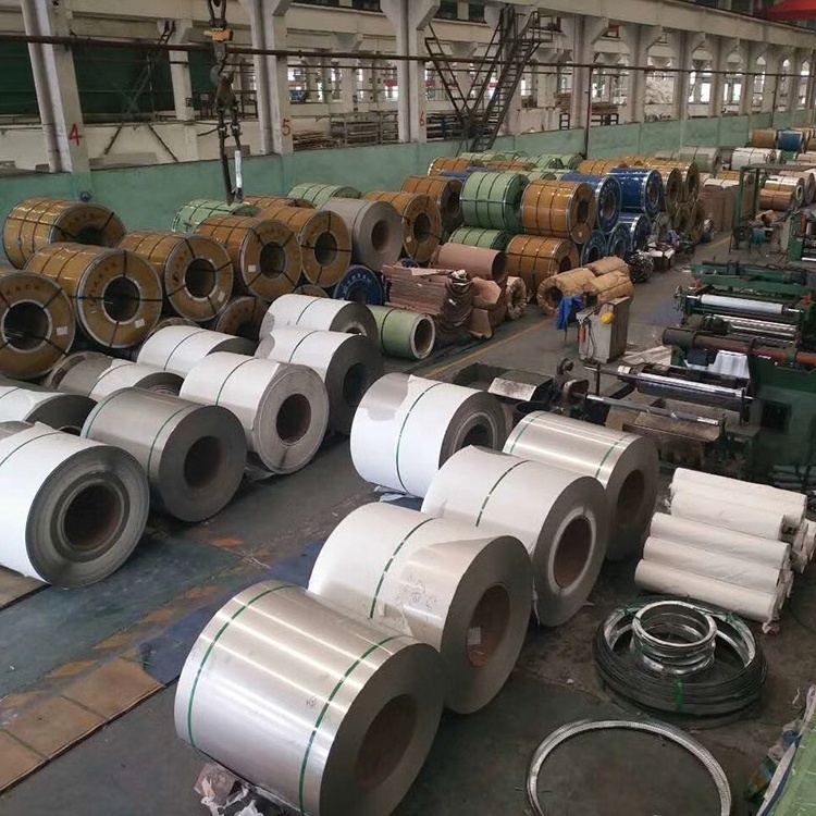 Raw Material 202 304 430 Strip Coil 201 Stainless Steel Coils 304 SS mirror finish with plastic coating