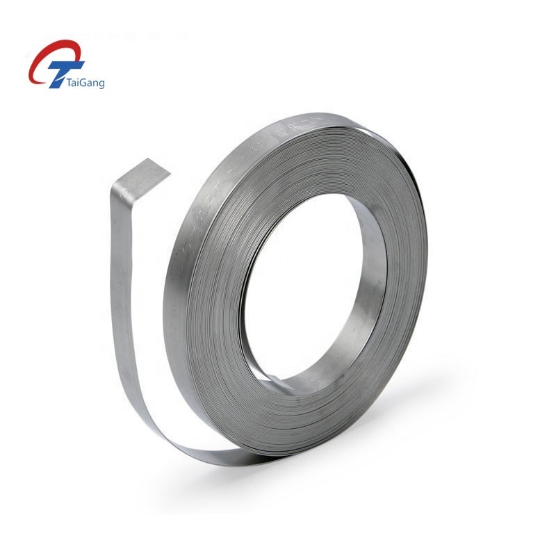 Manufacturer Preferential Supply 304 316 stainless steel strip band with .0.4-0.6mm steel sheet stainless steel strip coil