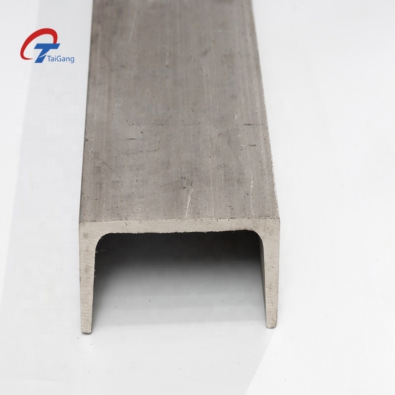 Factory Direct Sale 304 305 316 405 6mm U/c Shape Stainless Steel Channel Structural C Profile