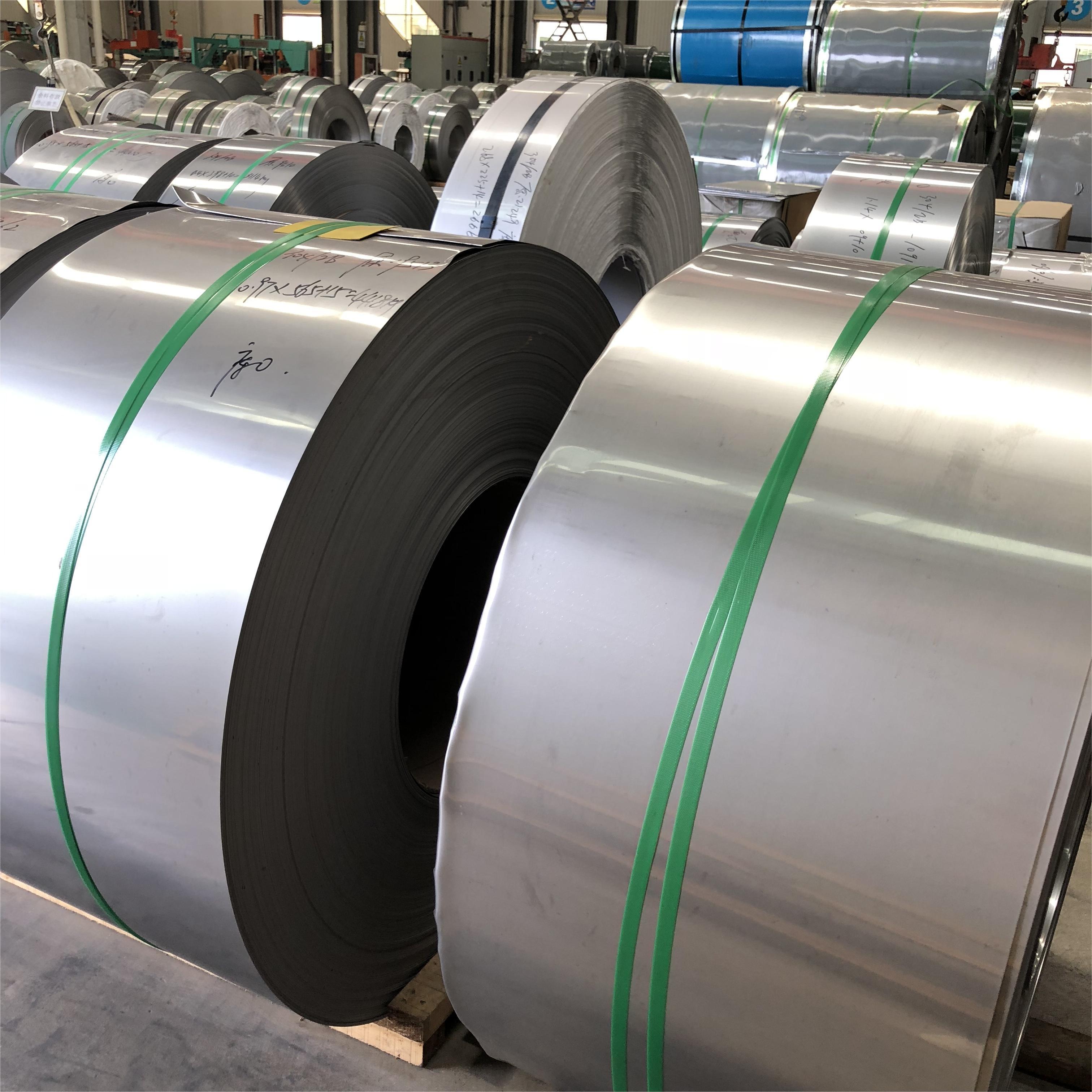 China Supplier Spring Tape 0.2mm Thick AISI SUS301 302 Slitting Stainless Steel Tape Strip Coil