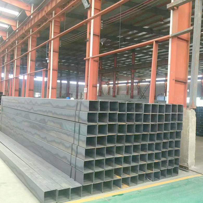 Black Hollow Section Carbon Steel Q235 Square Metal Tube Carbon Steel ERW Pipe Tube