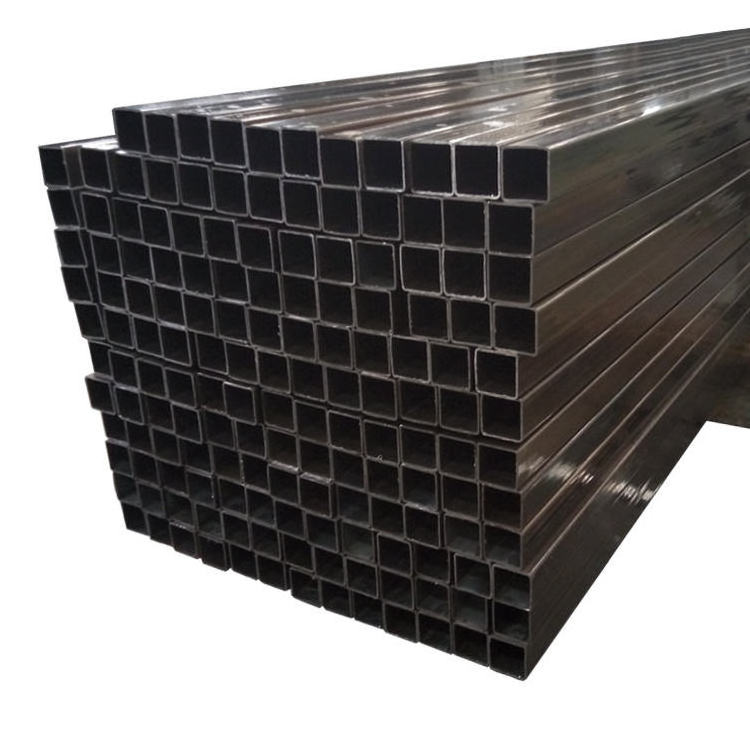 Black Hollow Section Carbon Steel Q235 Square Metal Tube Carbon Steel ERW Pipe Tube