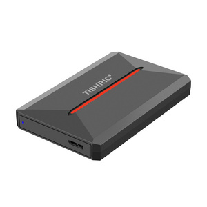 TISHRIC 2.5 inch USB 3.0 to SATA HDD Case  Hard Drive Enclosure 5Gbps External HDD Case for PC Laptop