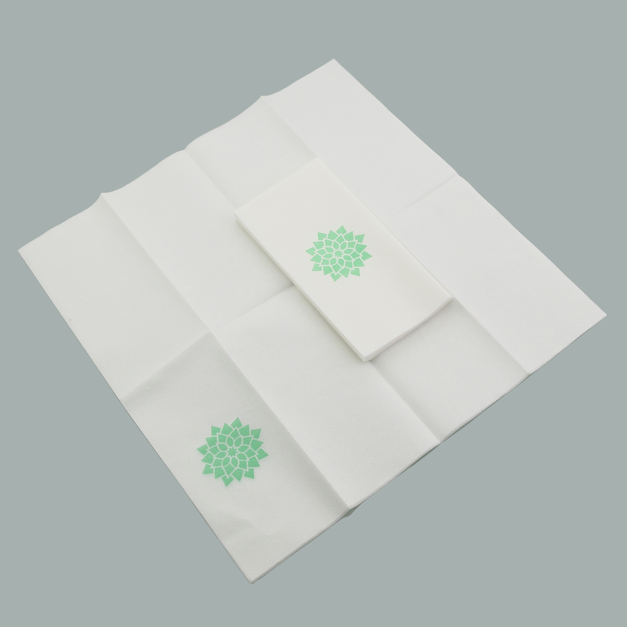 Biodegradable Linen like printing napkins Custom printing airlaid napkin