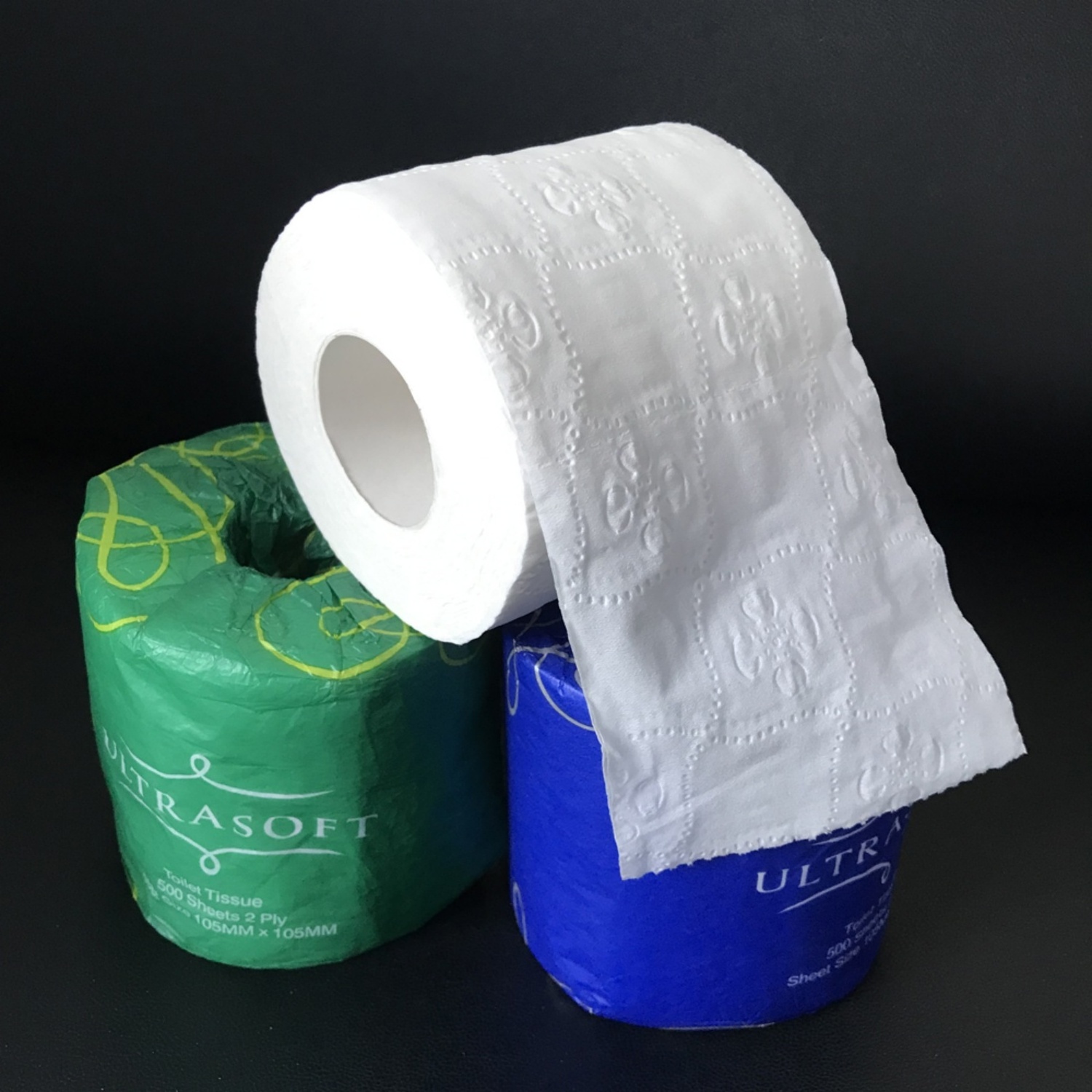 Manufacturer OEM Biodegradable Custom Logo Printed High Quality Ultra Soft  Virgin Pulp Embossing Toilet Tissue Paper