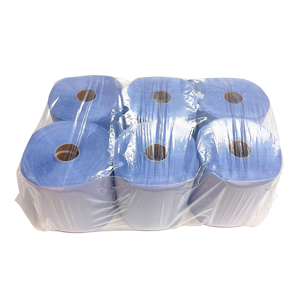 Wholesale Europe Environmental Friendly Biodegradable Custom 2ply Recycled Industry Blue Hand Paper Towel Rolls