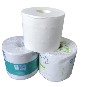 Manufacturer OEM Biodegradable Custom Logo Printed High Quality Ultra Soft  Virgin Pulp Embossing Toilet Tissue Paper