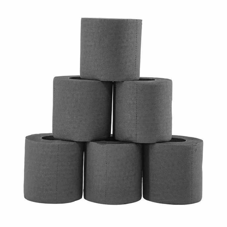 Oem wholesale eco friendly cheap 1/2/3 ply bathroom embossed roll toilet tissue printed tissue color red blue black toilet paper