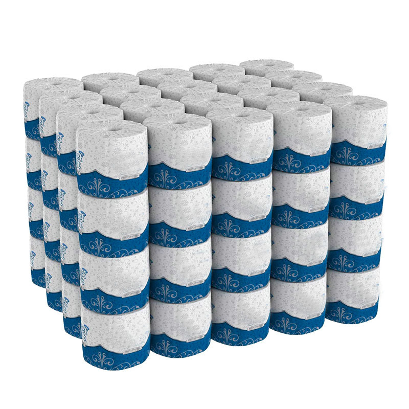 China made soft printed white biodegradable toilet paper tissue paper toilet tissue