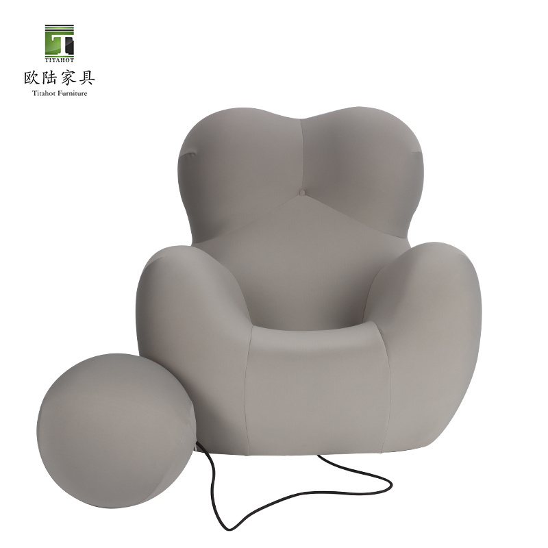 High Quality fabric sofa chair living room furniture lounge ball chair leisure single lazy sofas