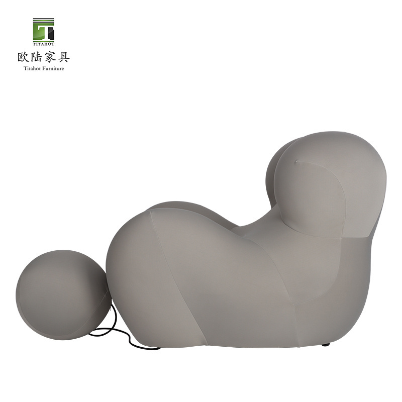 High Quality fabric sofa chair living room furniture lounge ball chair leisure single lazy sofas