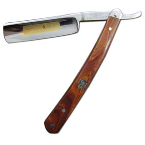 baber shaving razor old fashion razor wood handle straight razor sharp already