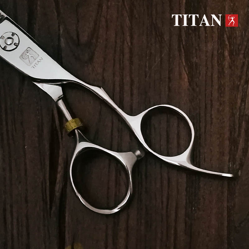 TITAN professional  hairdressing  scissors salon barber  hair thinning scissors japanese 440C