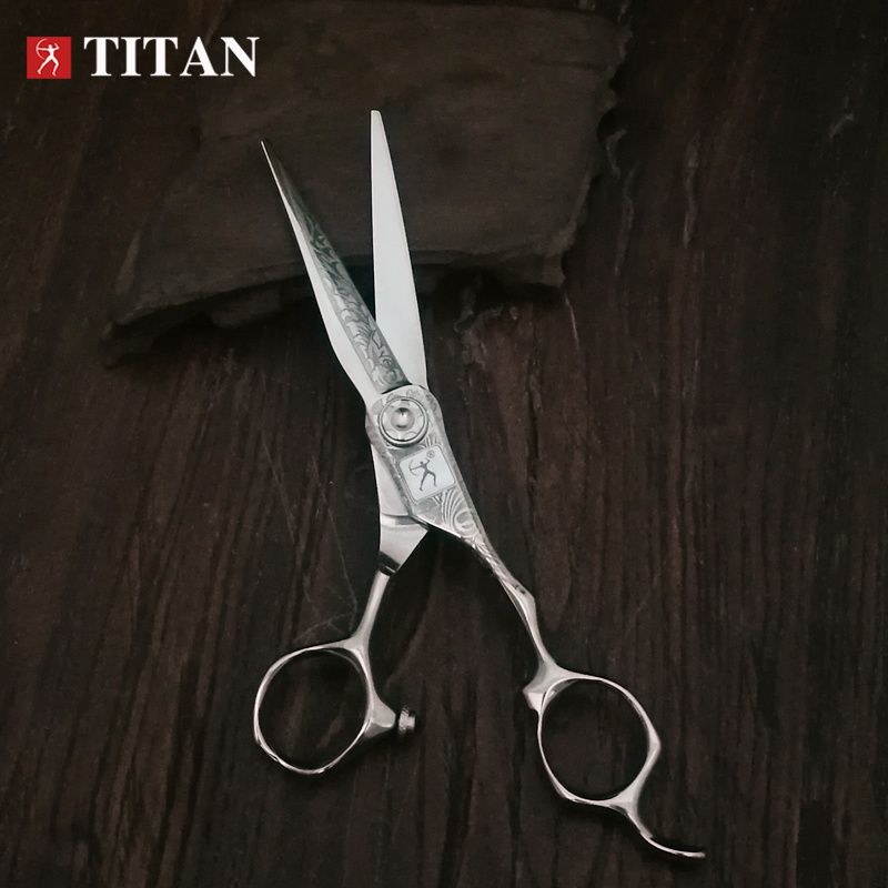 new style bearing ball hair cutting barber scissors professional damascus hair scissors