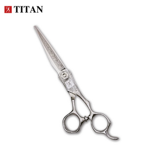 new style bearing ball hair cutting barber scissors professional damascus hair scissors