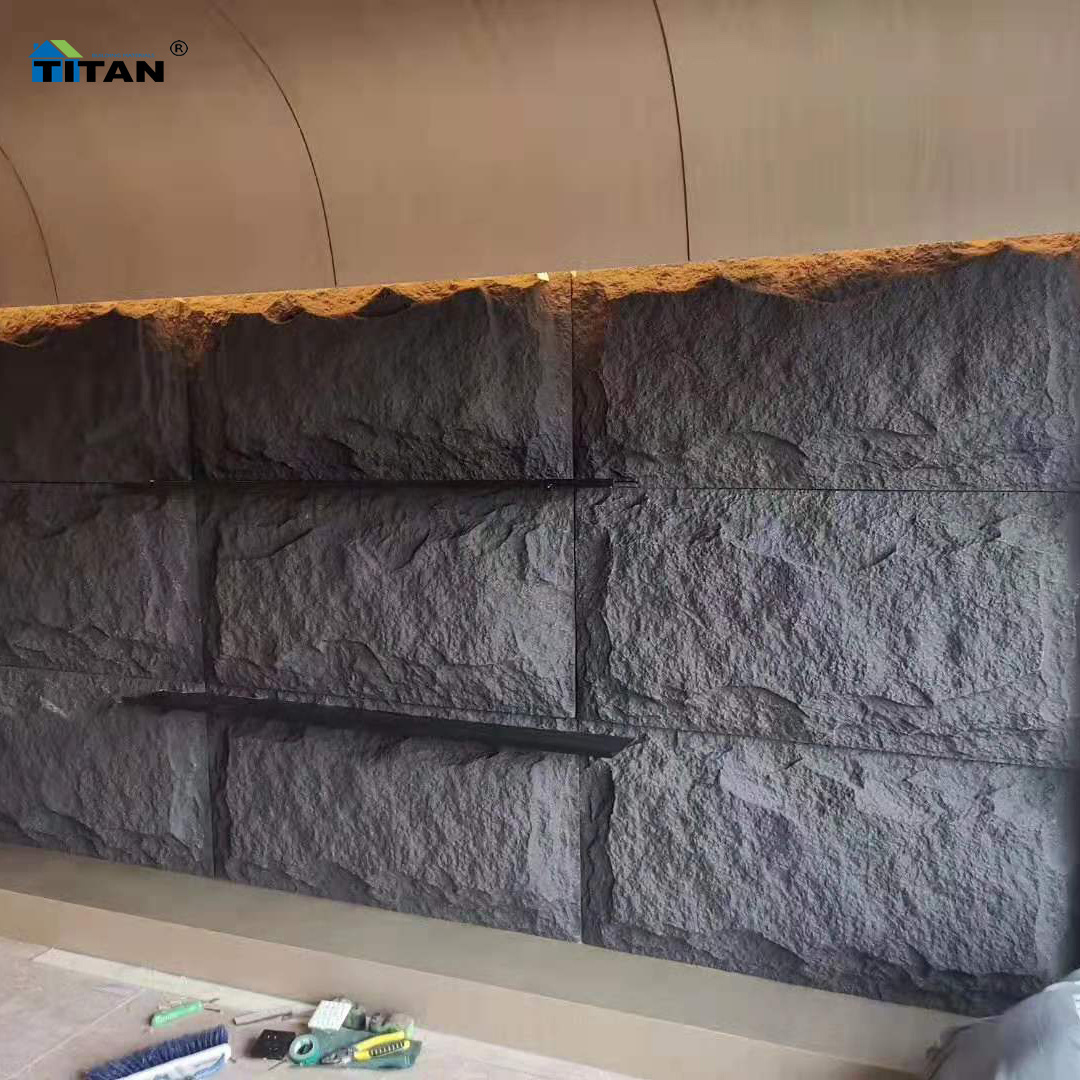 PU Stone Polyurethane Artificial Stone Wall Cladding Panel Stone 3D Wall Panel De Pared 3D Piedra Poliuretano