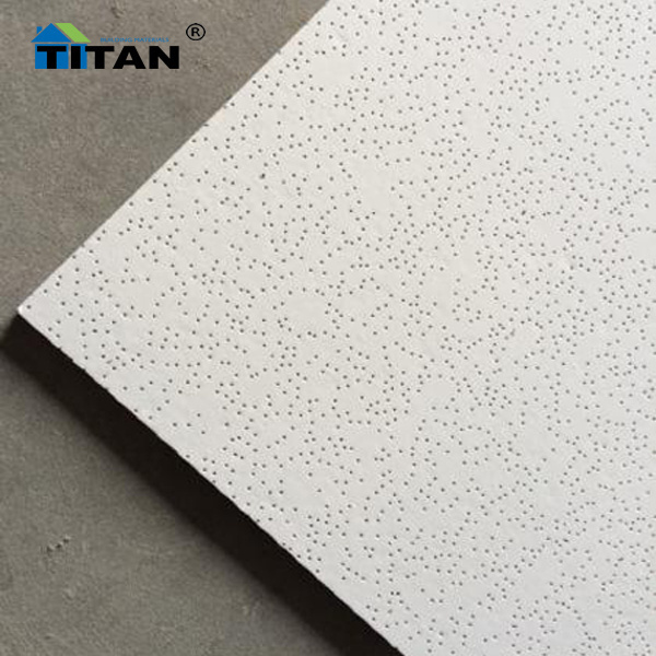 Acoustic Ceiling Noise Fire Rated Hanging Office Ceiling Panels Mineral Fiber Fissured Suspended Ceiling Tiles