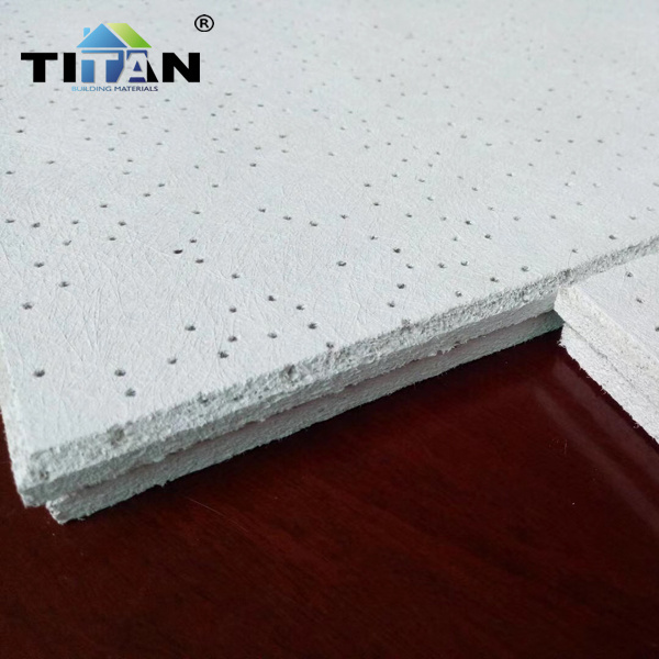 Acoustic Ceiling Noise Fire Rated Hanging Office Ceiling Panels Mineral Fiber Fissured Suspended Ceiling Tiles