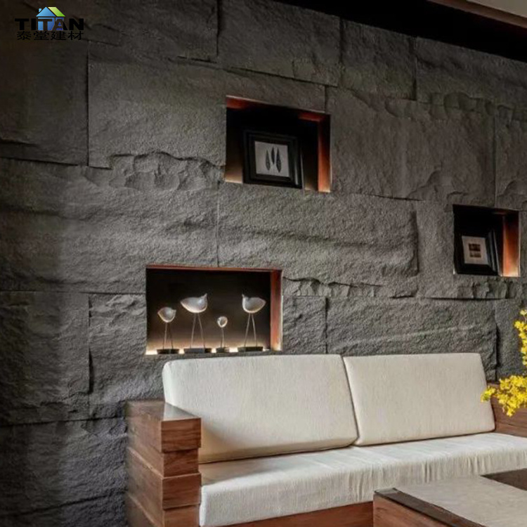 Mushroom Rock Wall Polyurethane Decorative Faux Stone Wall Panels