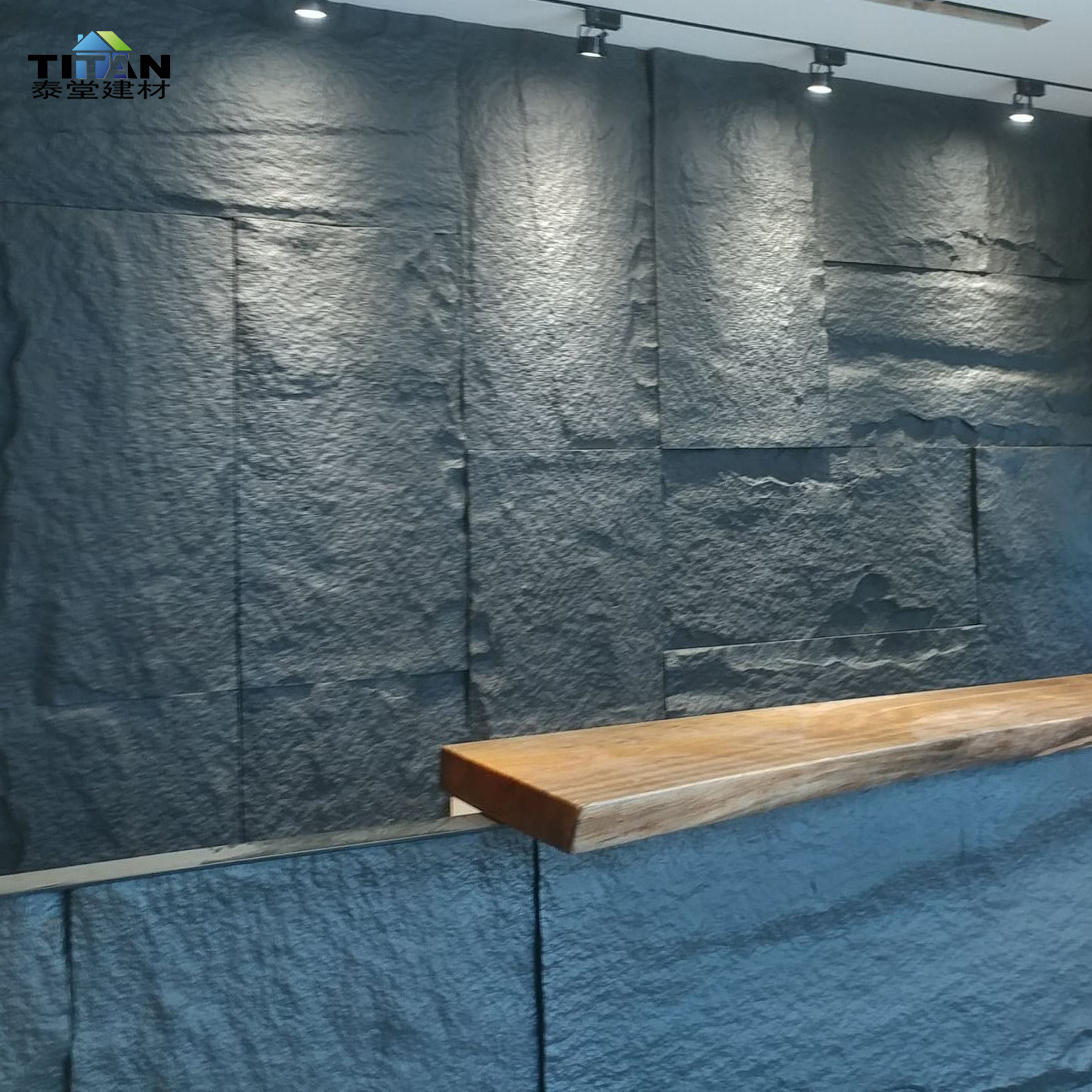 4X8 Faux Polyurethane Wall Stone Paneles De Piedra Pu Wall Panel