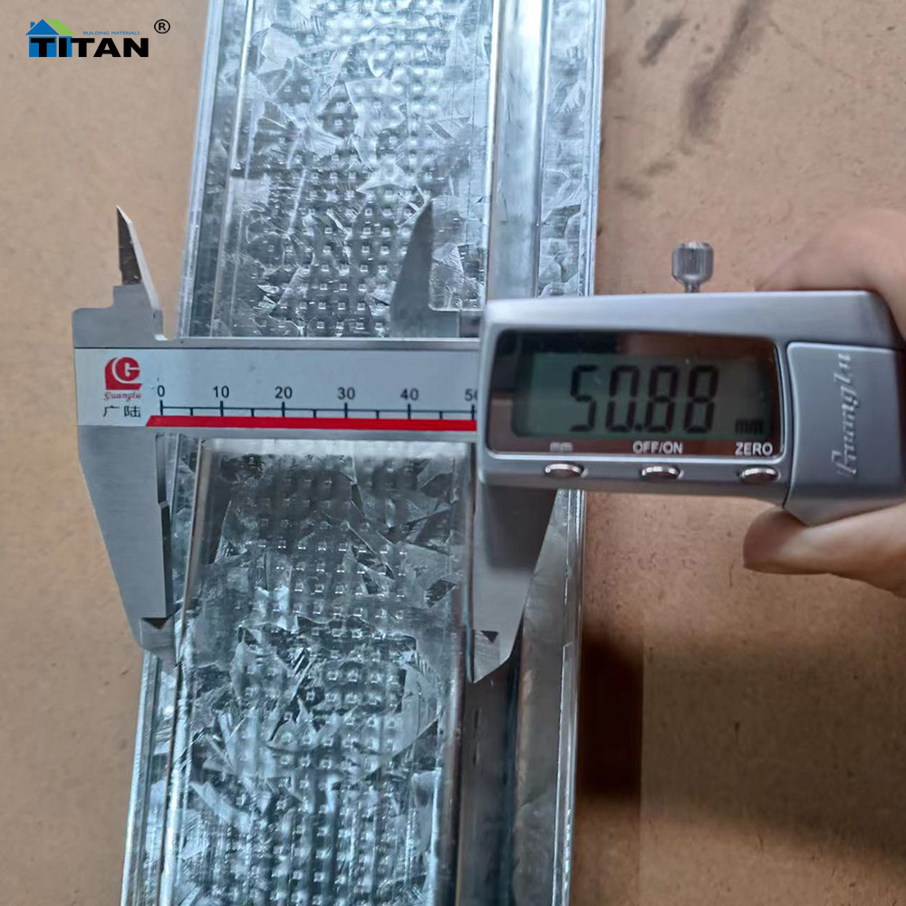 Wholesale Galvanized Drywall Profile Light Gage Steel Keel Joist C Channel Metal Stud For Building