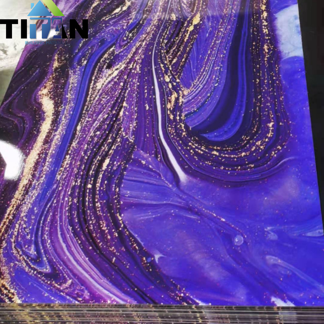 High Glossy Uv Sheet Pvc Marble Tiles Wall Panel Panel De Pared De Pvc