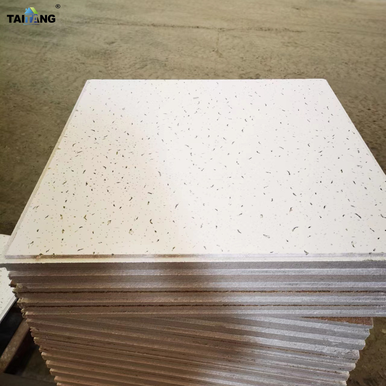 Drop Lay In Ceiling Tiles 2X2 Pvc Insulation Square Sound Proof Ceiling Panel