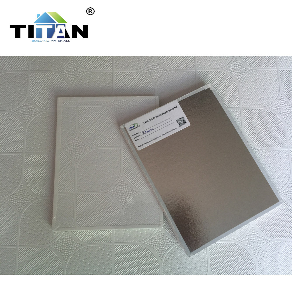 Acoustic Linyi Gypsum Ceiling Tiles with Vinyl