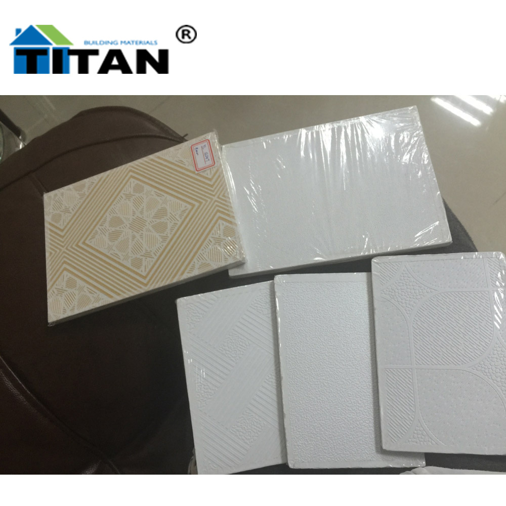 60x60 PVC Vinyl Gypsum Ceilings Sheet Sizes