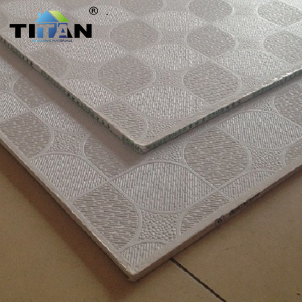 Ghana PVC Gypsum Ceiling With Foil Back Gypsum Ceiling Tiles PVC Gypsum Ceiling Tiles