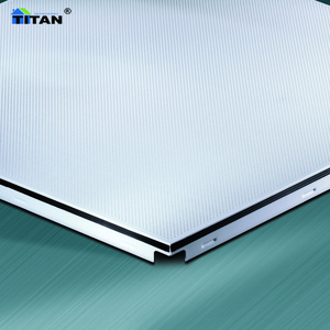 Metal Ceiling 0.55Mm Panels 60X60 Cm Aluminum Clip In Ceiling