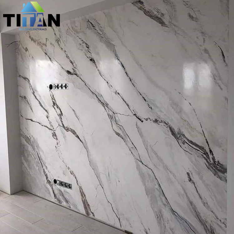 High Glossy Uv Sheet Pvc Marble Tiles Wall Panel Panel De Pared De Pvc