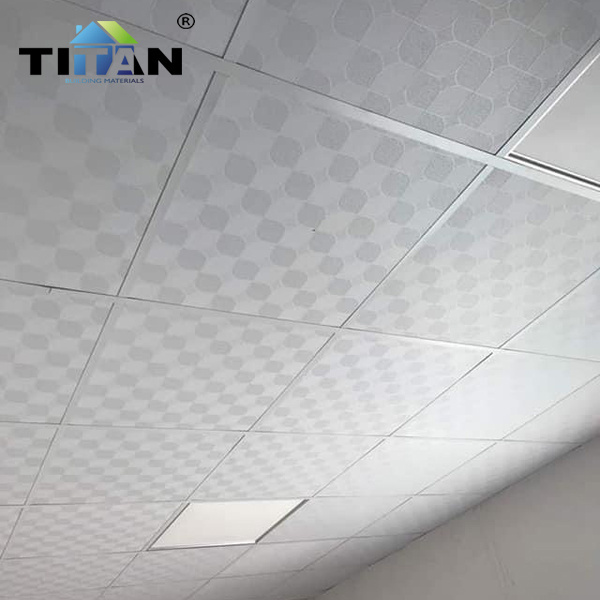 Gypsum Ceiling Tiles 600X600 Falso Techo De Yeso Laminas De Cielo Raso En Pvc