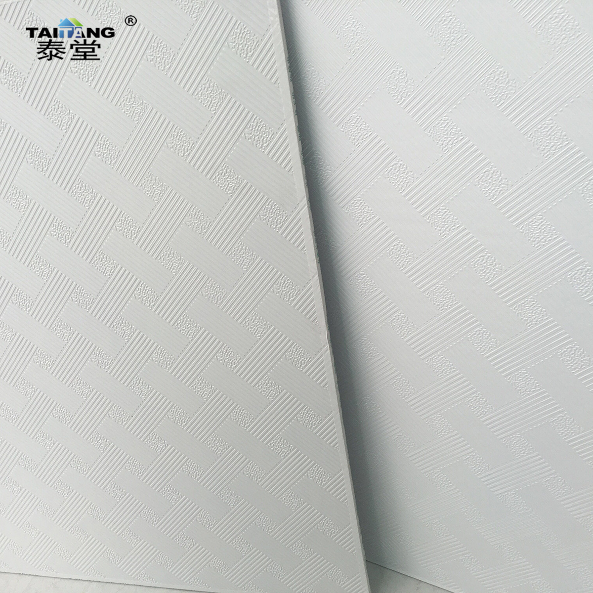 2X4 Pvc Suspended Techo Pvc Blanco Gypsum Ceiling Tile 600X600