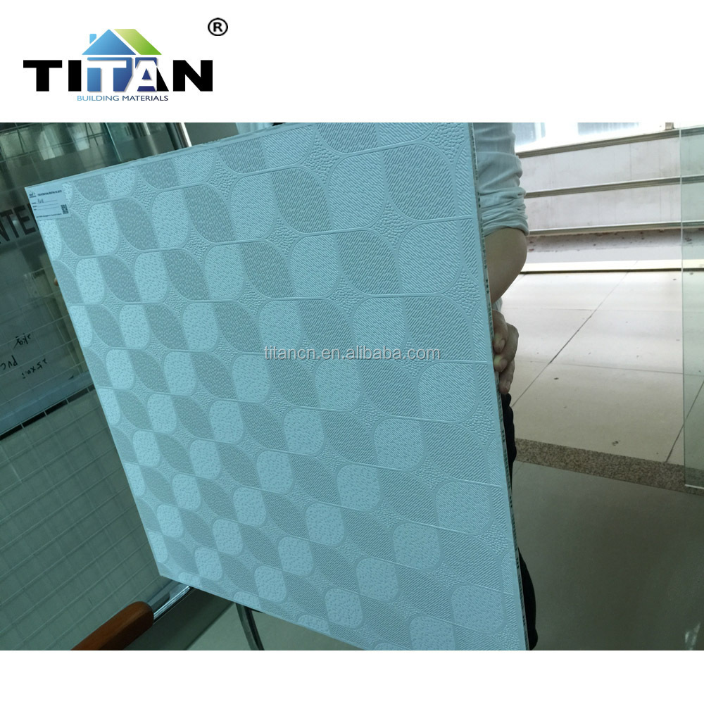 TITAN Vinyl Coated 60x60 PVC Faced Decorative Gypsum Panels