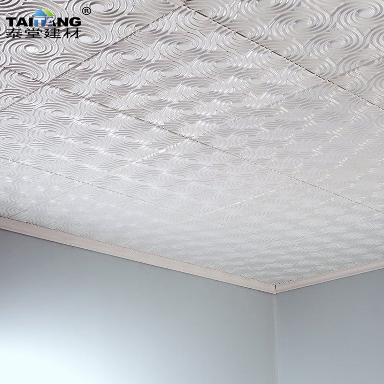 Ghana 2*2 Gypsum Pvc Ceiling Tiles Faux Platre Plafond En Pvc Gypsum Ceiling Board