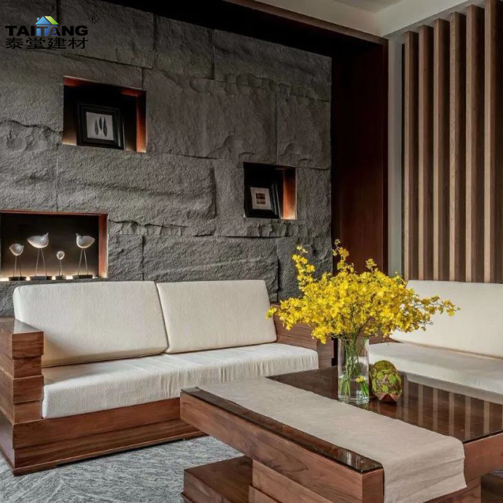 Decorative Wall Cladding Panel Stone 3D Veneer Faux Stone Wall Panels