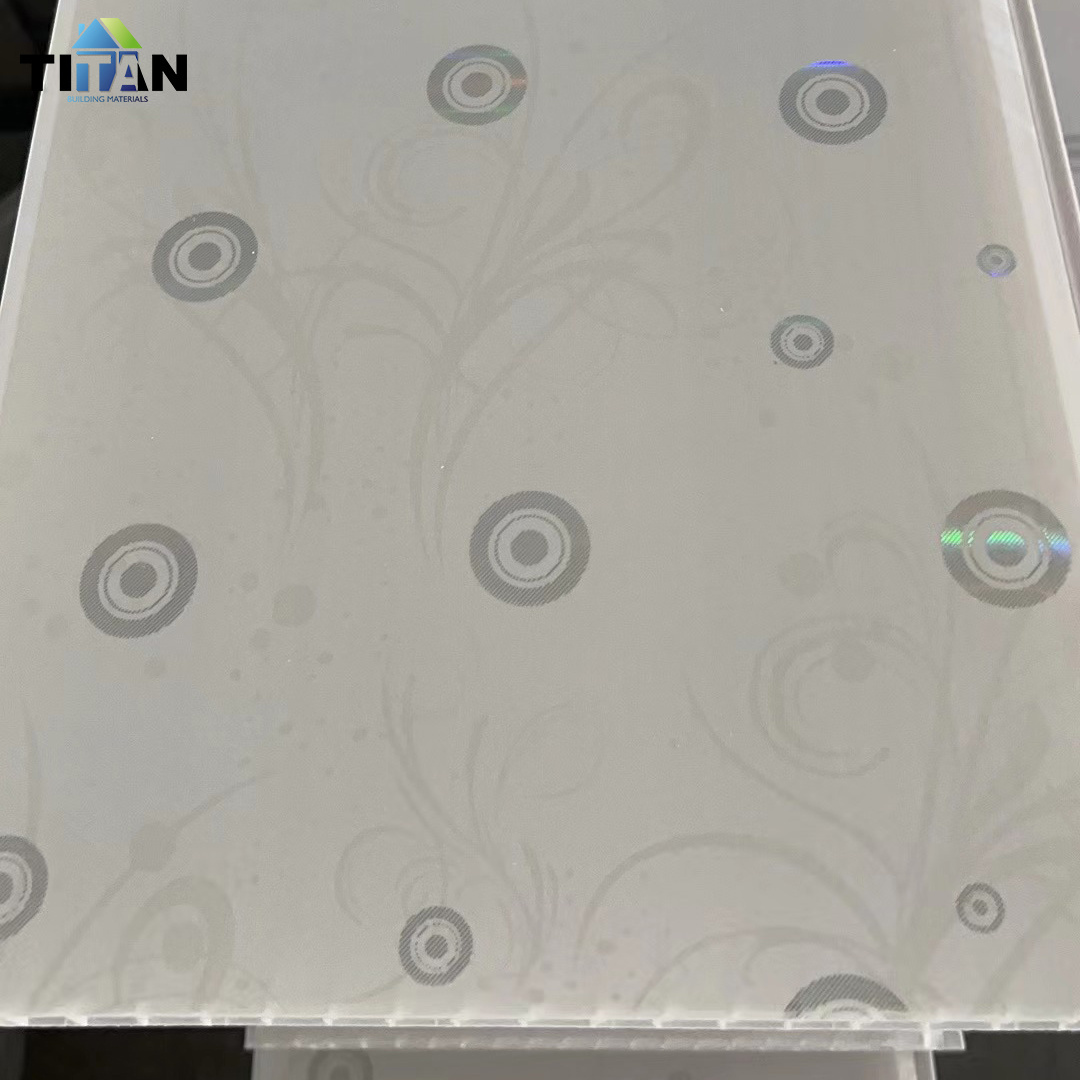 20cm Plastic Bathroom Groove Kenya PVC Ceiling Board