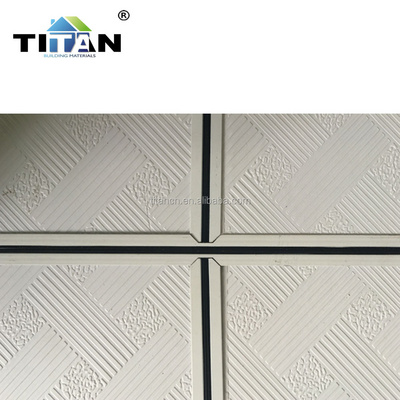 Faux Platre Plafond Suspended Pvc Gypsum Board Ceiling Tiles