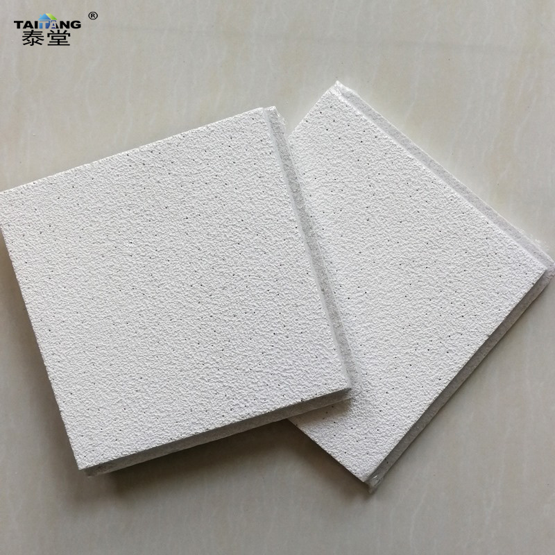 Fiberboard Drop Ceiling Tiles 2X2 Acoustic Mineral Fibre Suspended Ceiling Plafond Suspendu Ceiling Tiles In Ghana