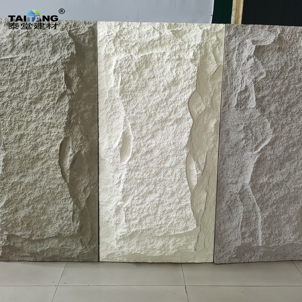 Decorative Wall Cladding Panel Stone 3D Veneer Faux Stone Wall Panels