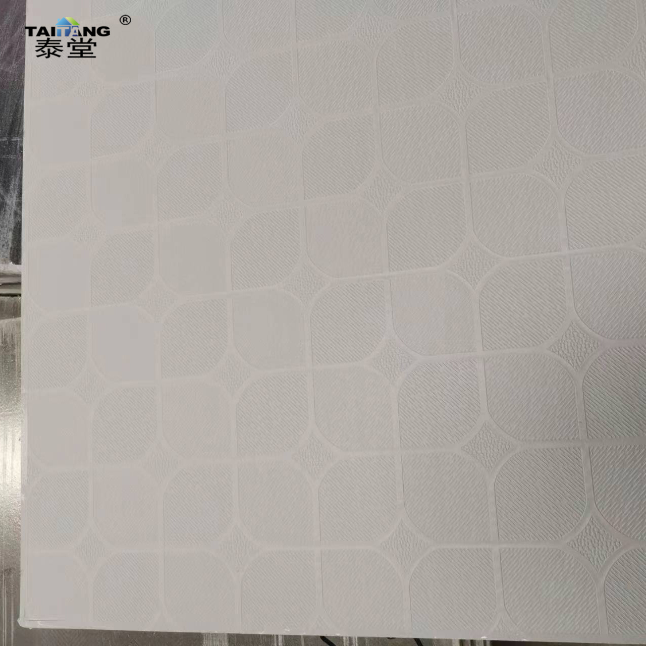 Faux Platre Plafond Suspendu Aluminium Foil For Gypsum Ceiling Tiles Backing