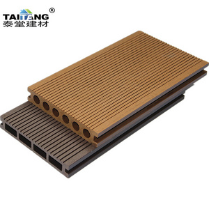 Crack-Resistant Hollow Hardwood Flooring Solid Wood Terrace Wpc Decking Tiles Floor Outdoor