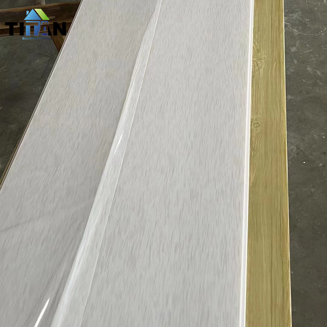 PVC Tongue and Groove Plastic Wood Grain Ceiling Panels