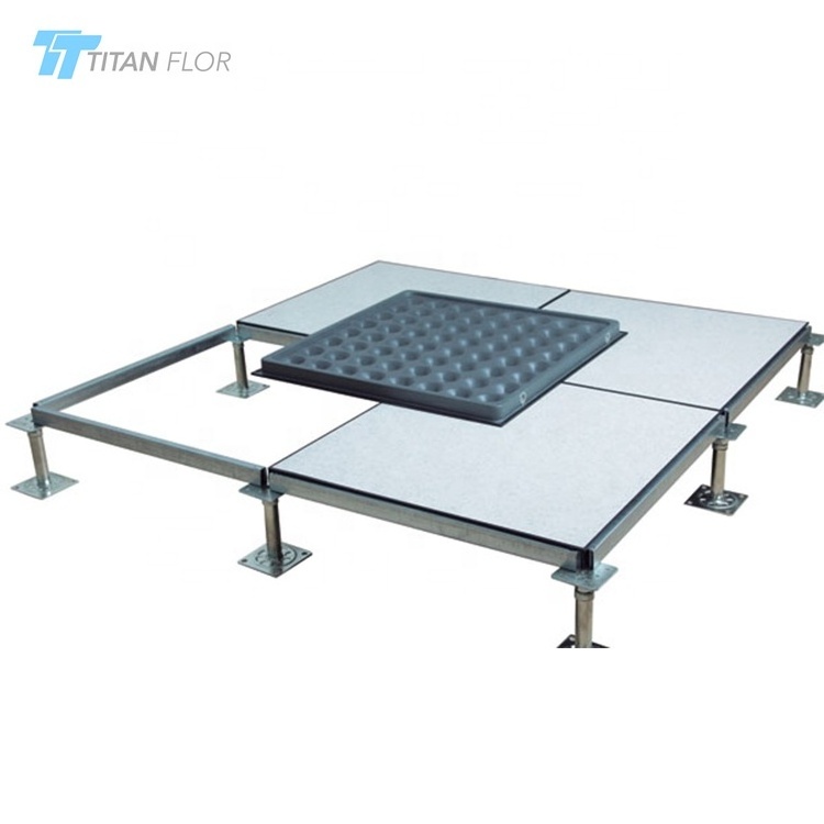 Satellite Ground Stations Raised Floor Steel Anti-static False Flooring