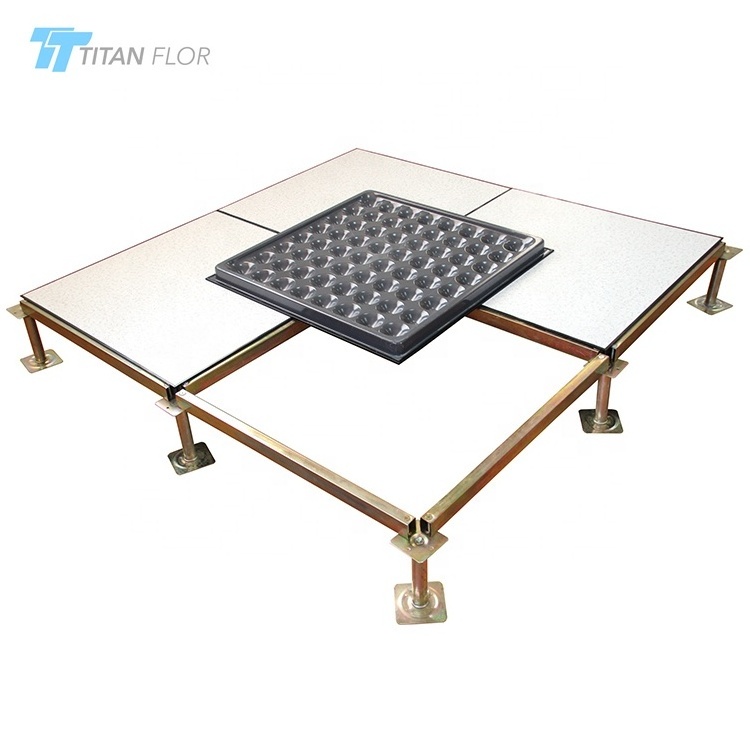 Satellite Ground Stations Raised Floor Steel Anti-static False Flooring