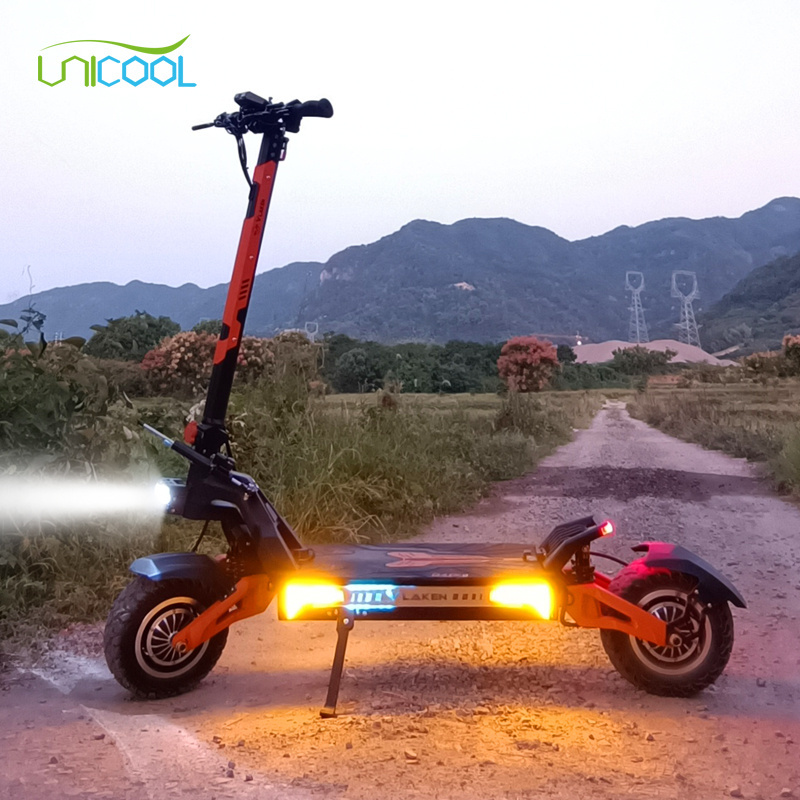 Unigogo G4 3600W Powerful Electrical Scooter Dual Motor Foldable 12Inch E Scooters 90KM/H Fat Tire Off Road Electric Scooter