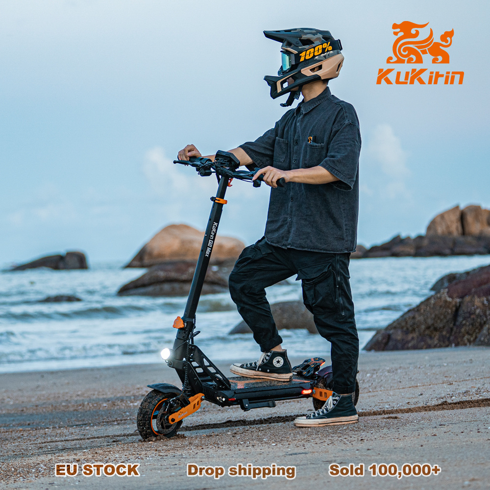 Unicool Kukirin G2 Max Electric Scooter 10*2.75 Inch Off-road Pneumatic Tires 1000w Brushless Motor 55km/h Max Speed 48v 20ah