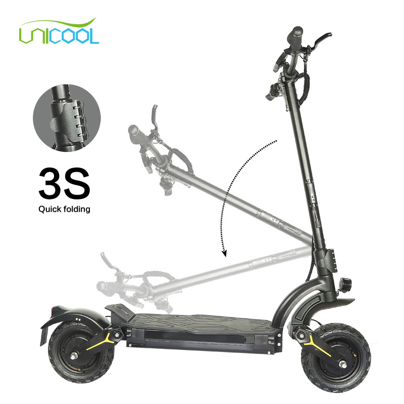 Unicool elektro scooter foldable unisex wholesale 2 Wheels 2400w big power dual motor 75km/h scooter electric